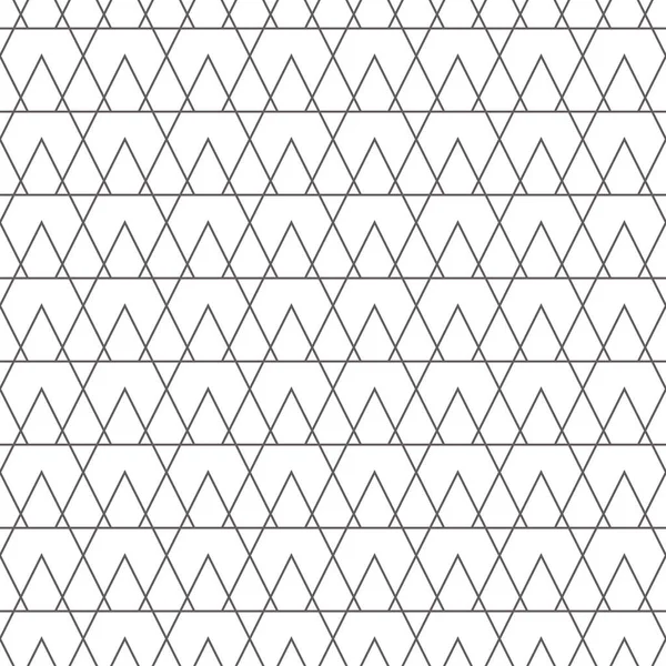 Línea triángulo pequeño patrón de vector sin costura . — Vector de stock