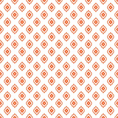 Geometrik küçük şekillerden sorunsuz vektör desen.