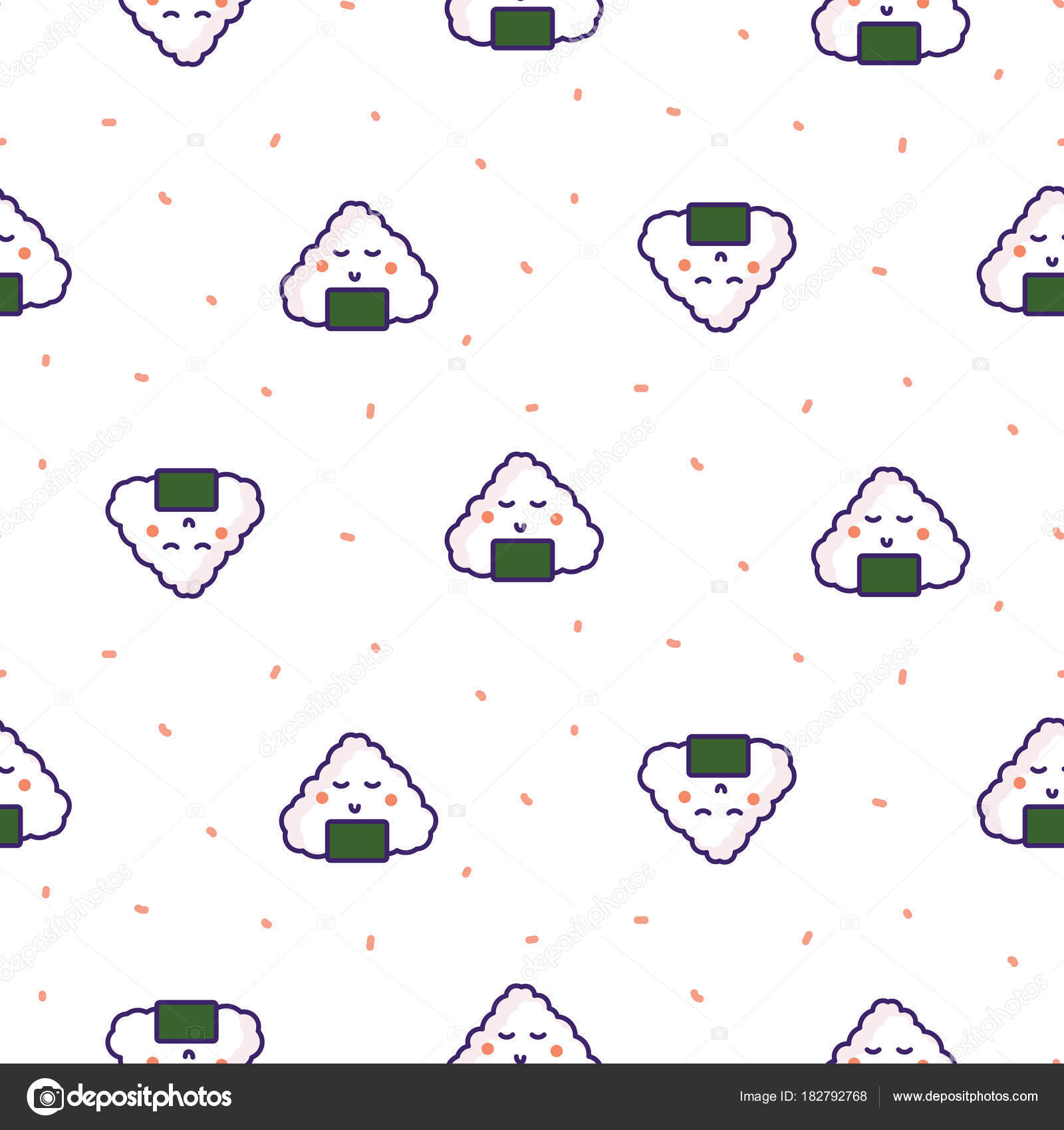 ベストファッショントレンド 75 おにぎり 背景 イラスト フリー