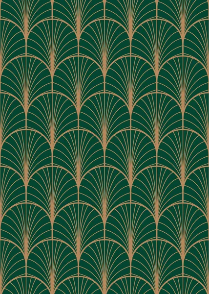 Art deco geometrik sorunsuz vektör desen.