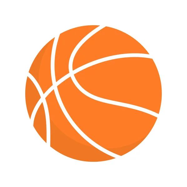 Basketball-Ball orange Vektor-Symbol Cliparts. — Stockvektor