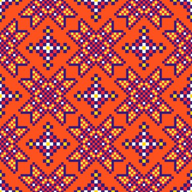 Soyut Afrika etnik yapısı, kabile geçmişi. Geometrik şekilli parlak vektör kabile dokusu.