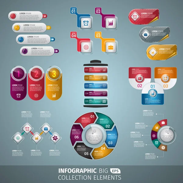 Zarif Infographic koleksiyonu