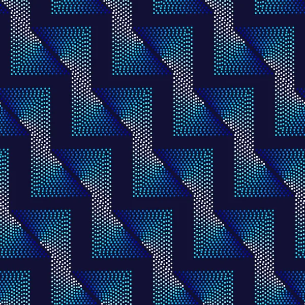 Geometrisches nahtloses Muster aus winzigen Quadraten in gedämpften, geschmackvollen Farben. — Stockvektor