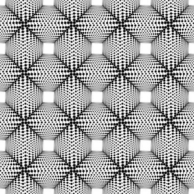 Tek renkli nokta geometrik Seamless Modeli.