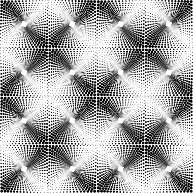 Tek renkli nokta geometrik Seamless Modeli. 