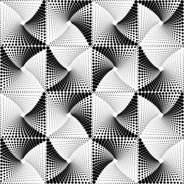 Tek renkli nokta geometrik Seamless Modeli. 