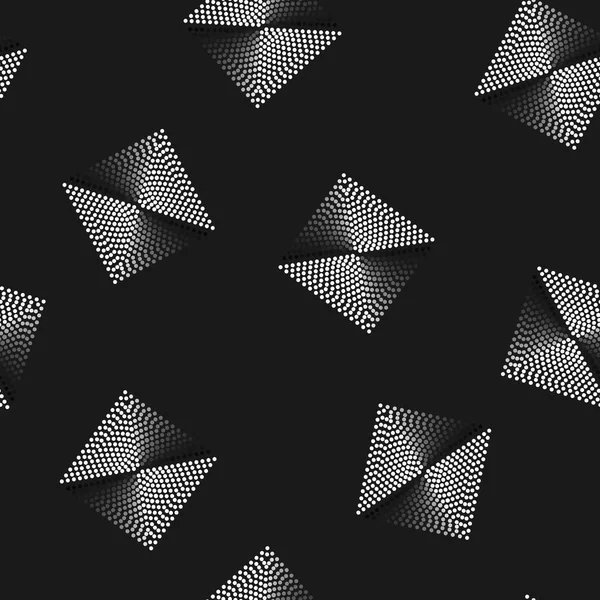 Безшовний візерунок сірої гами Плямисті квадрати . — стоковий вектор