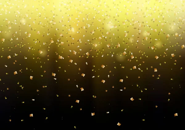 Fundo Glitter com ouro Sparkle Confetti . —  Vetores de Stock