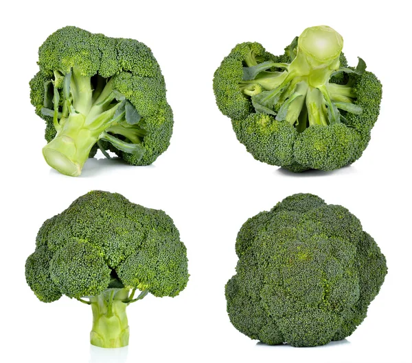 Set of broccoli isolated on the white background — Stock Photo, Image