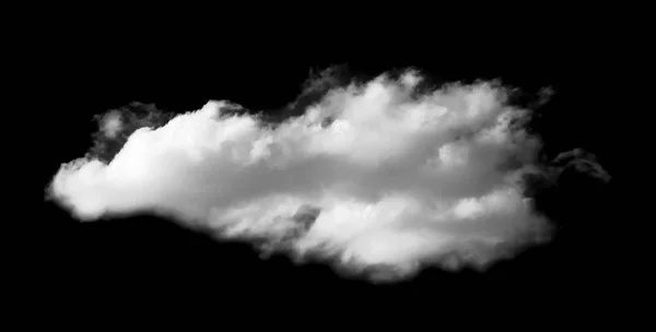 Siyah zemin üzerine beyaz bulut — Stok fotoğraf