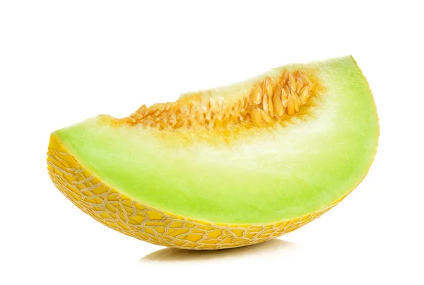 Melone isoliert auf weißem Hintergrund — Stockfoto