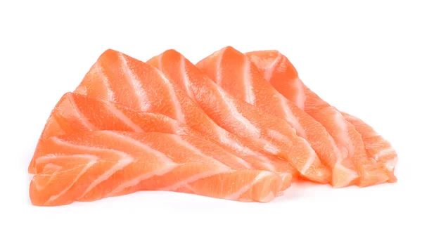 Slice salmon isolated on the white background — Stock Photo, Image