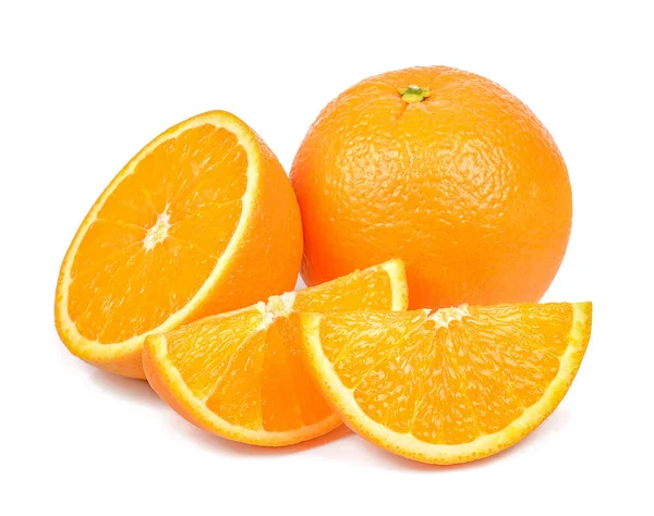 Orange isolated on the white background Stock Image