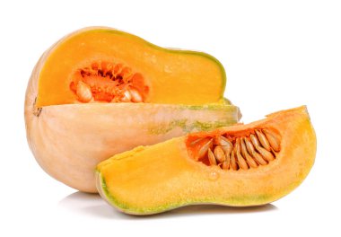 Beyaz arka plan üzerinde izole butternut