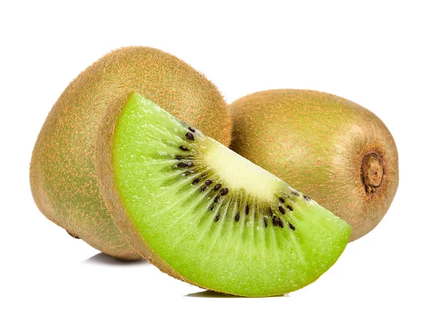 Kiwi fruit isolated on the white background — Stock Photo, Image