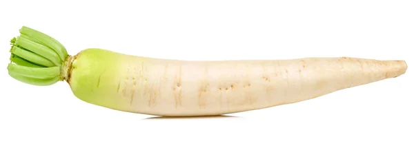 Дайкон редис изолирован на белом фоне — стоковое фото