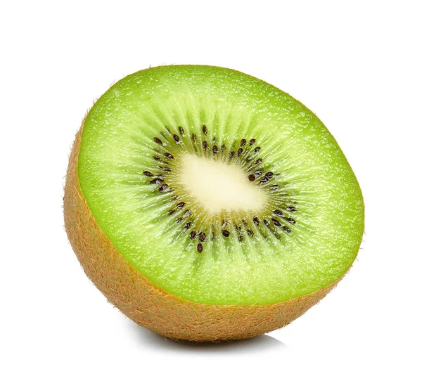 Half of kiwi isolated on white background — Stock Photo, Image