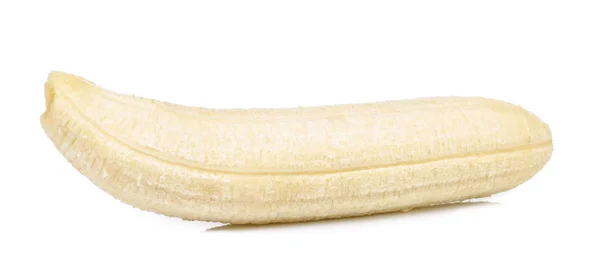 Banana isolata sullo sfondo bianco — Foto Stock