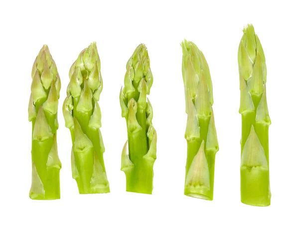 Asparagi isolati sullo sfondo bianco — Foto Stock