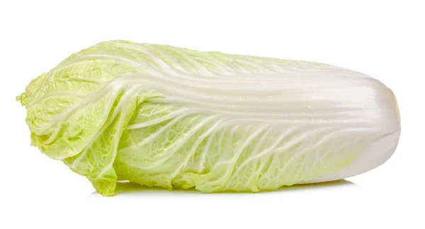 白色背景的大白菜 — 图库照片