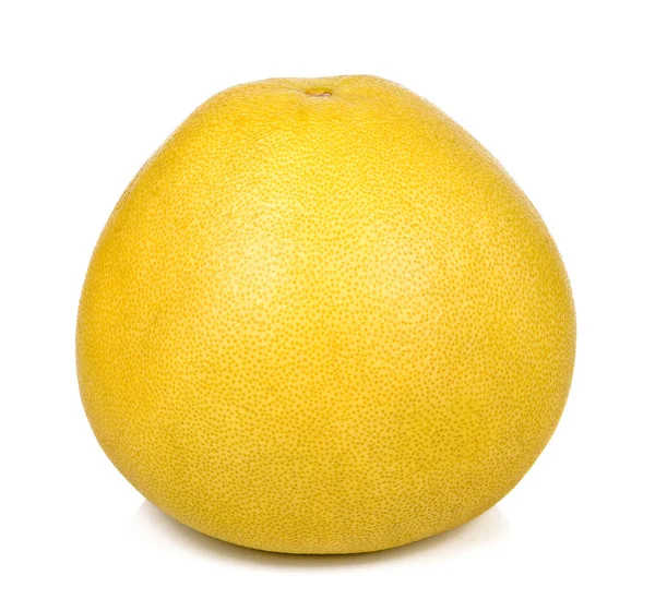 Gul pomelo isolerad på vit bakgrund — Stockfoto