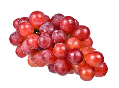 kırmızı üzüm beyaz arka plan üzerinde izole