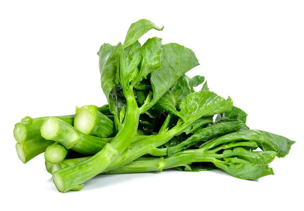 흰색 배경에 고립 된 케 일 야채 — 스톡 사진