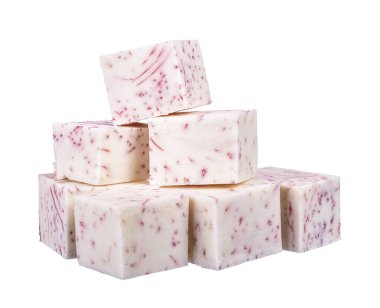 Beyaz arka plan üzerinde izole Taro küp