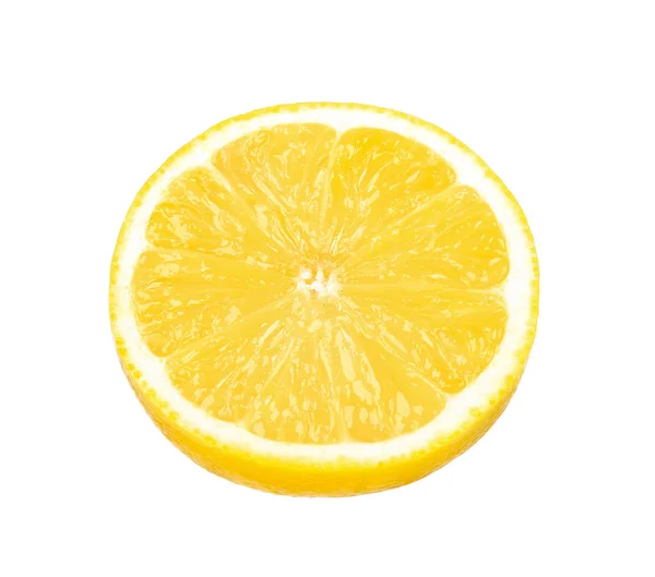 흰 배경에 따로 떼어 놓은 레몬 다발 — 스톡 사진