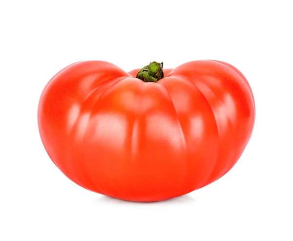 Heirloom tomate isolado no fundo branco — Fotografia de Stock