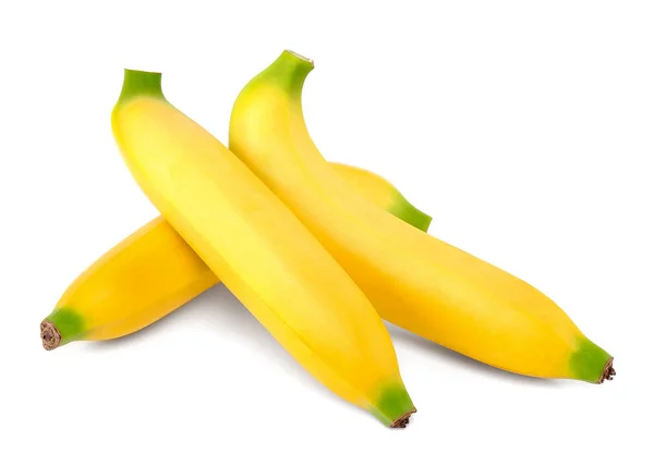 Banana isolada no fundo branco — Fotografia de Stock