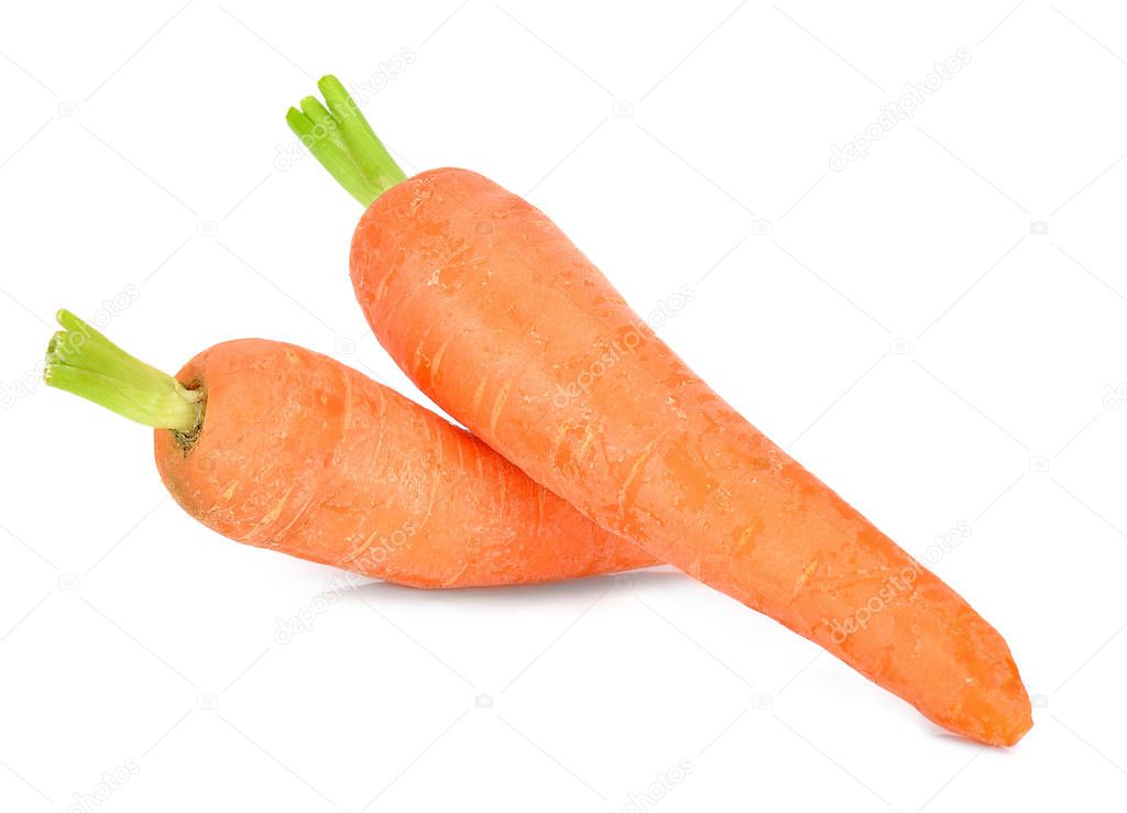 Baby Carrot isolated on the white background