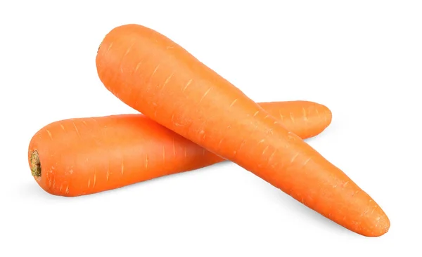 Carrot isolated on white clipping path — Stock Photo, Image