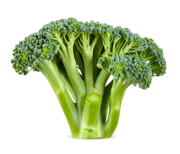 Brokolice izolované na bílém výstřižku — Stock fotografie