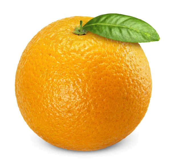 Orange Fruit Isolated White Orange Clipping Path — Stock Photo, Image