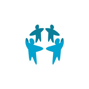 Ekip çalışması logo şablonu