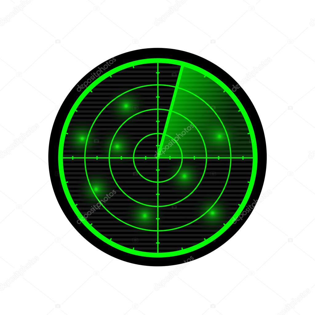 green Radar icon