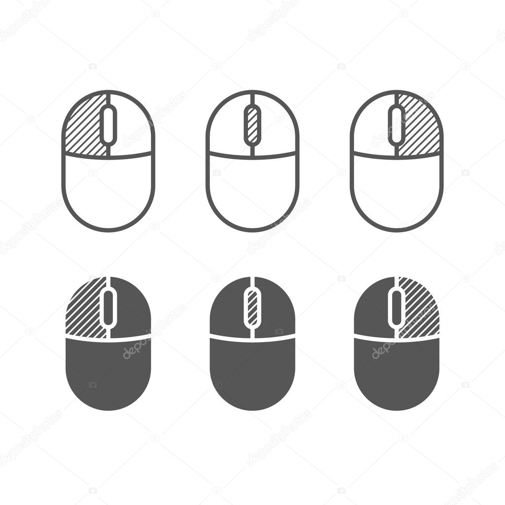 Computer mouse buttons icon