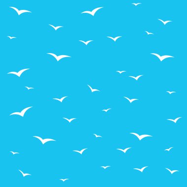 Beyaz martılar tasarımını