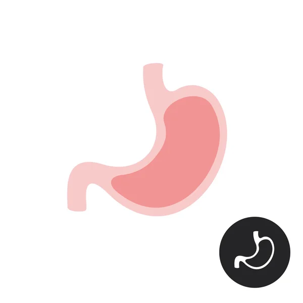 Простая икона желудка — стоковый вектор