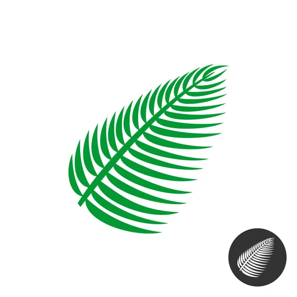 Icona foglia di palma — Vettoriale Stock