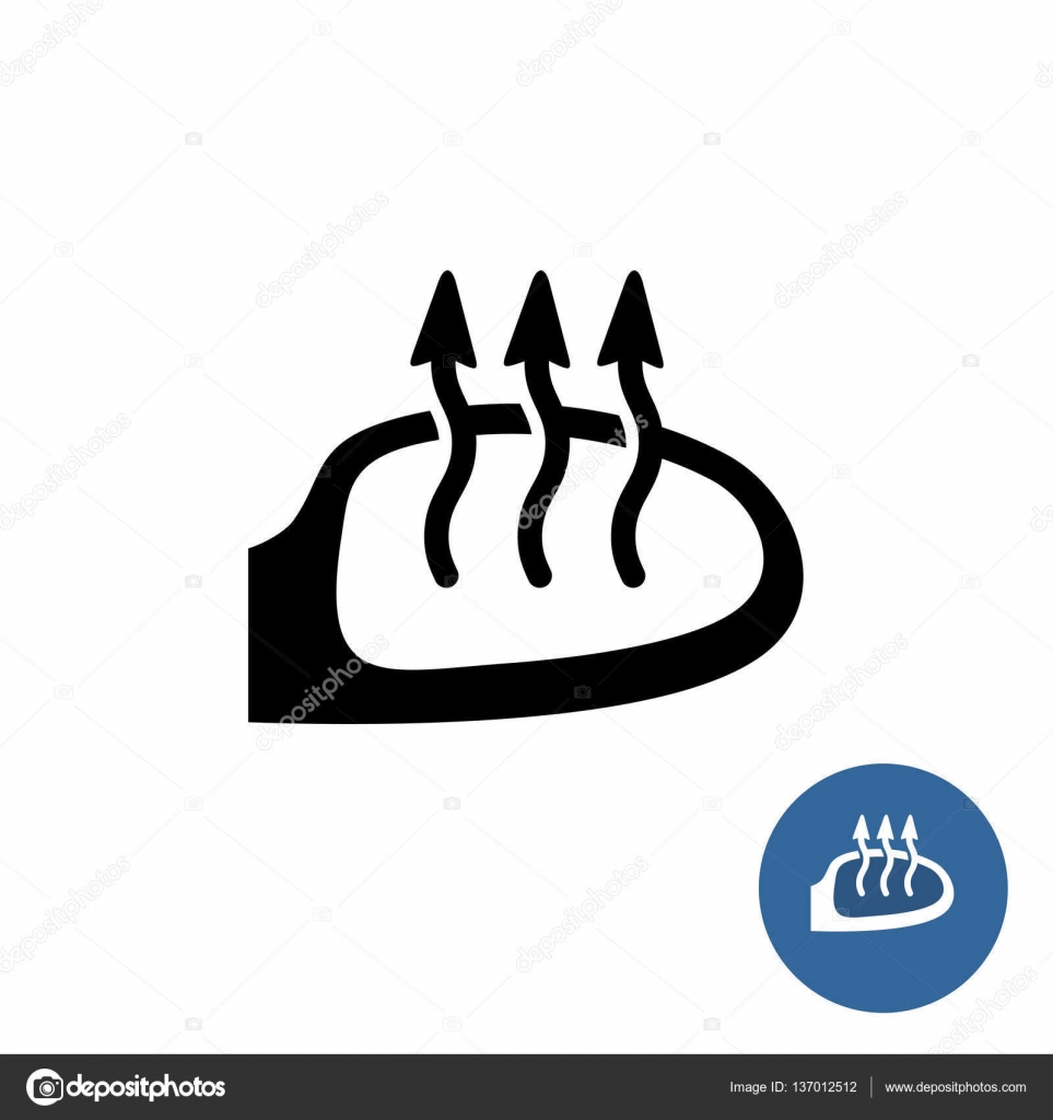 Car mirror heat icon — Stock Vector © Kilroy 137012512