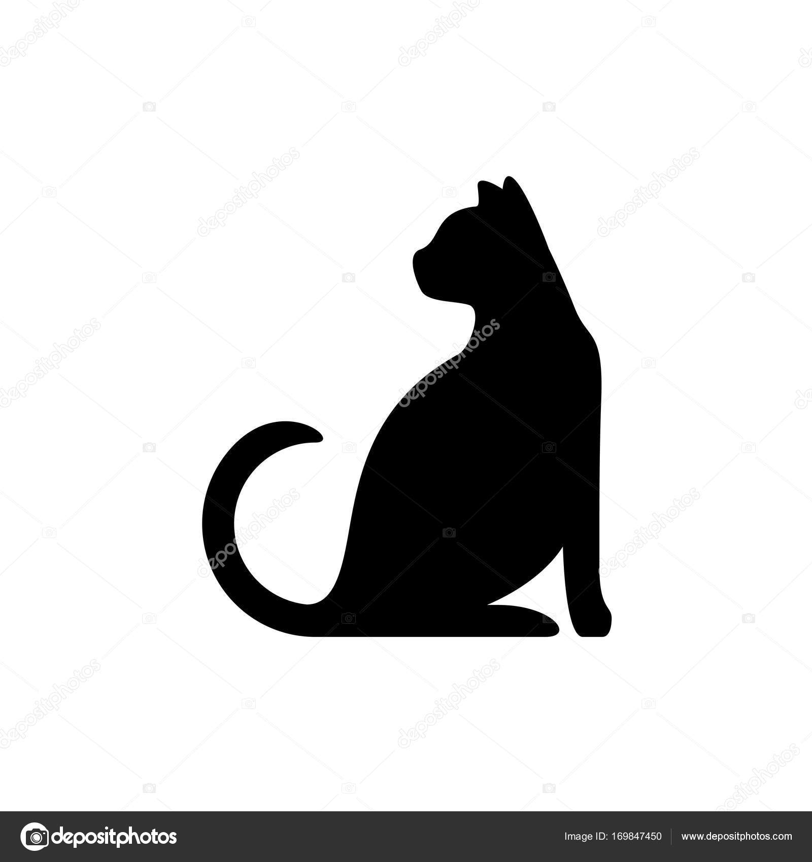 すべての動物の画像 トップ100黒猫 イラスト シルエット
