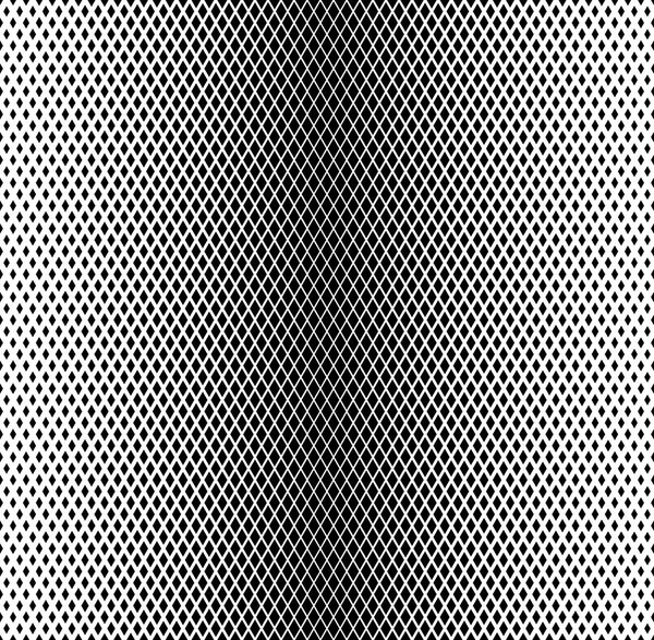 Rhombus svartvit gradient sömlösa mönster. — Stock vektor