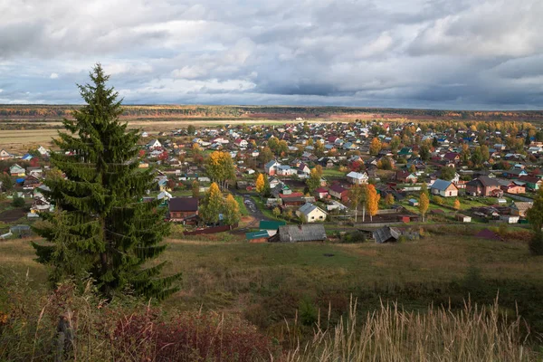 Ländliche Herbstlandschaft — Stockfoto