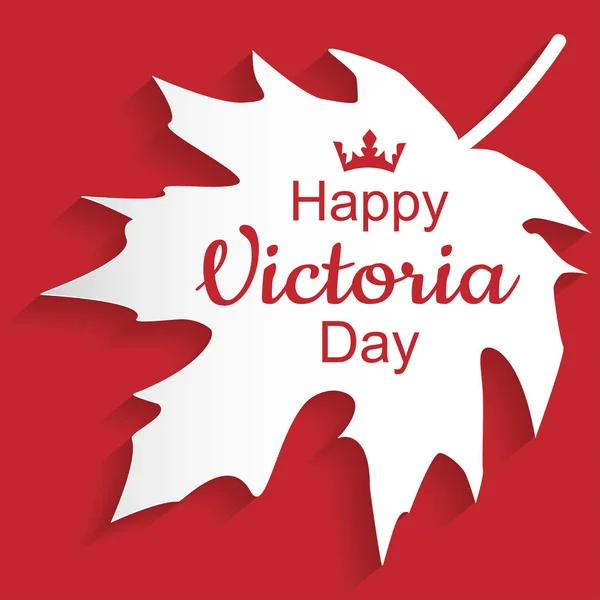 Grattis Victoria dag. — Stock vektor