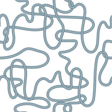 Seamlessvector yol desen.
