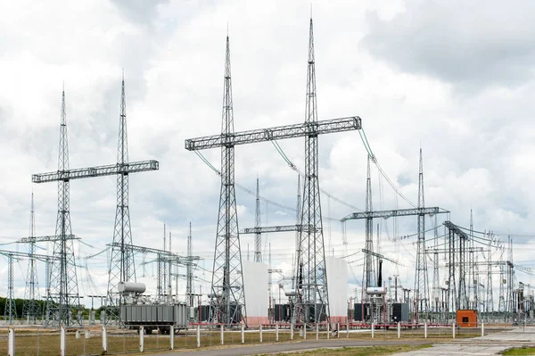 Linha de energia elétrica — Fotografia de Stock