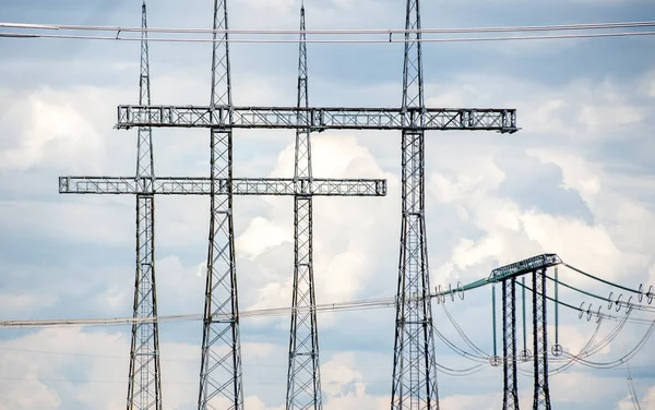 Linha de energia elétrica — Fotografia de Stock